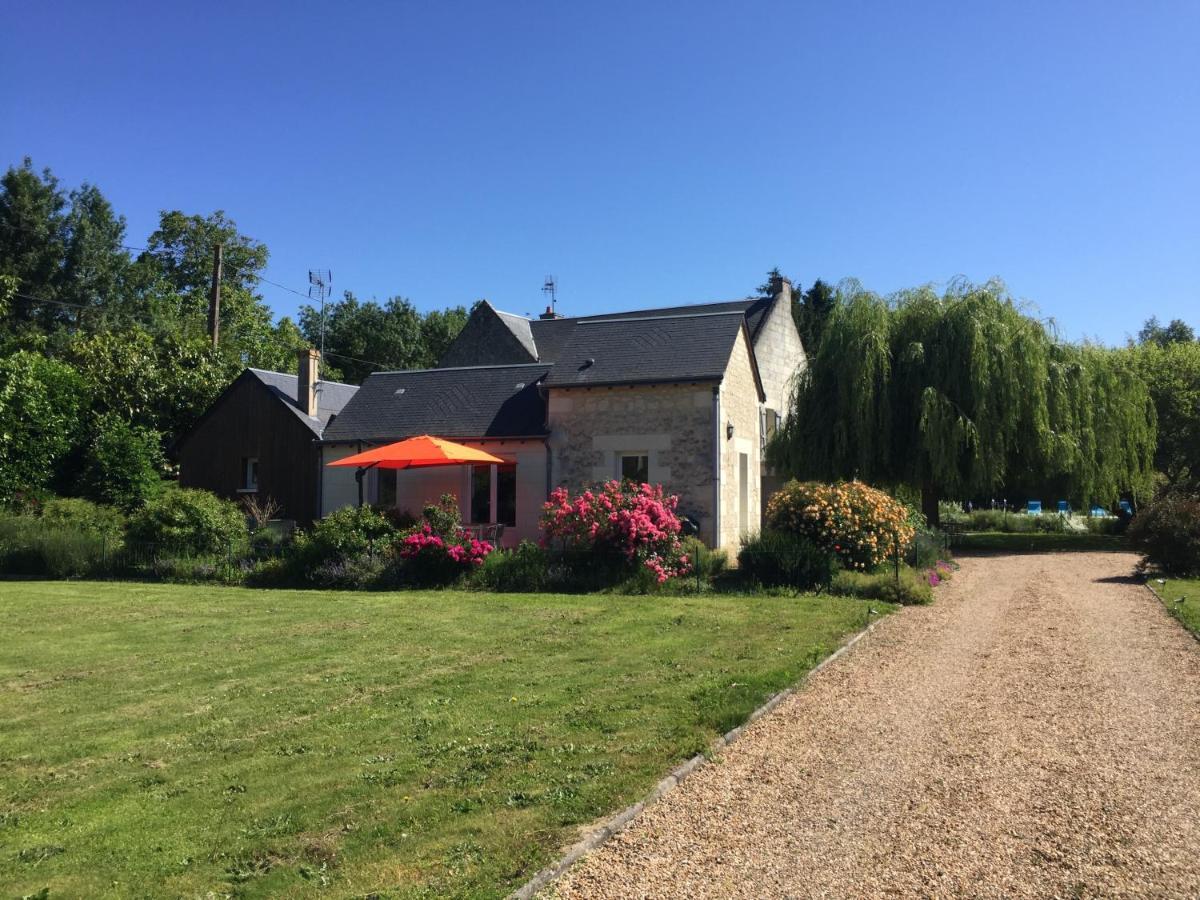 Gite De La Cale De La Clauderie Rigny-Ussé Exteriör bild